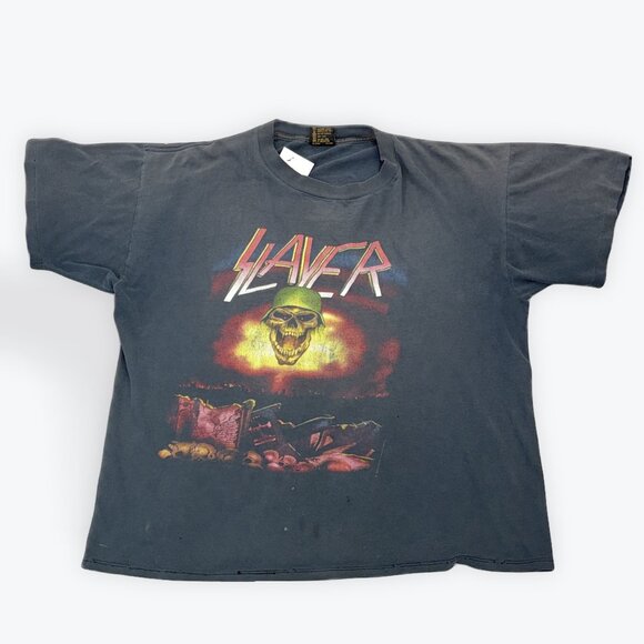 XL - Vintage Slayer Black Brockum Band T - Picture 4 of 7